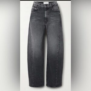 MOTHER beautiful grey black “outta sight”  Barrel Leg Jeans 28